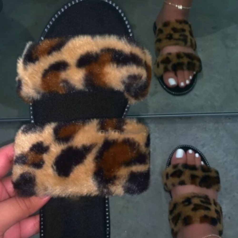 Fur Sandals